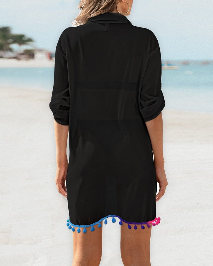 Female Clothing Elegant Ceremony Product Lace Patchwork Sexy Casual Shirt Dress 2024 Fresh and Sweet Lantern Sleep Short Skirt