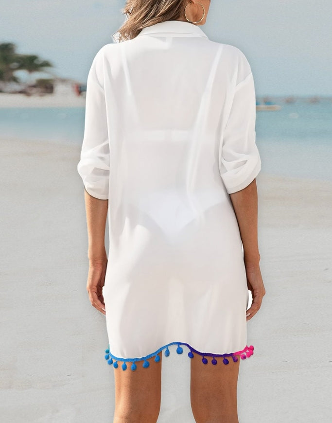 Female Clothing Elegant Ceremony Product Lace Patchwork Sexy Casual Shirt Dress 2024 Fresh and Sweet Lantern Sleep Short Skirt