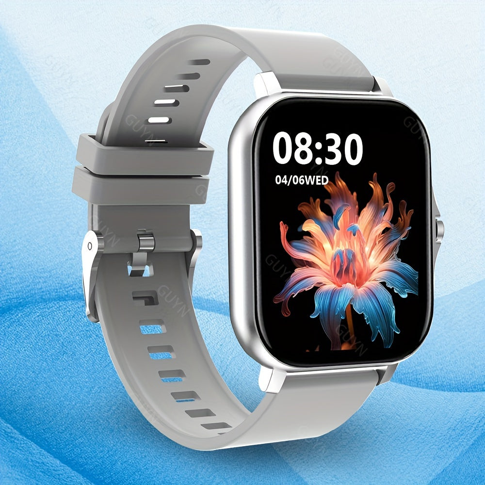 Smart Watch With Wireless Calling/Dialing, Multiple Sports Modes, Fitness Tracker, Customizable Wallpaper, Compatible With IPhone/Android, Sporty Smartwatch With Health Monitoring