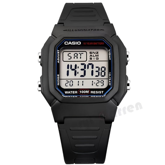 CASIO Classic Chronograph Watch - Women's Digital Sports Watch with Alarm, 50M Water Resistance, Resin Band - Perfect for Outdoor Enthusiasts