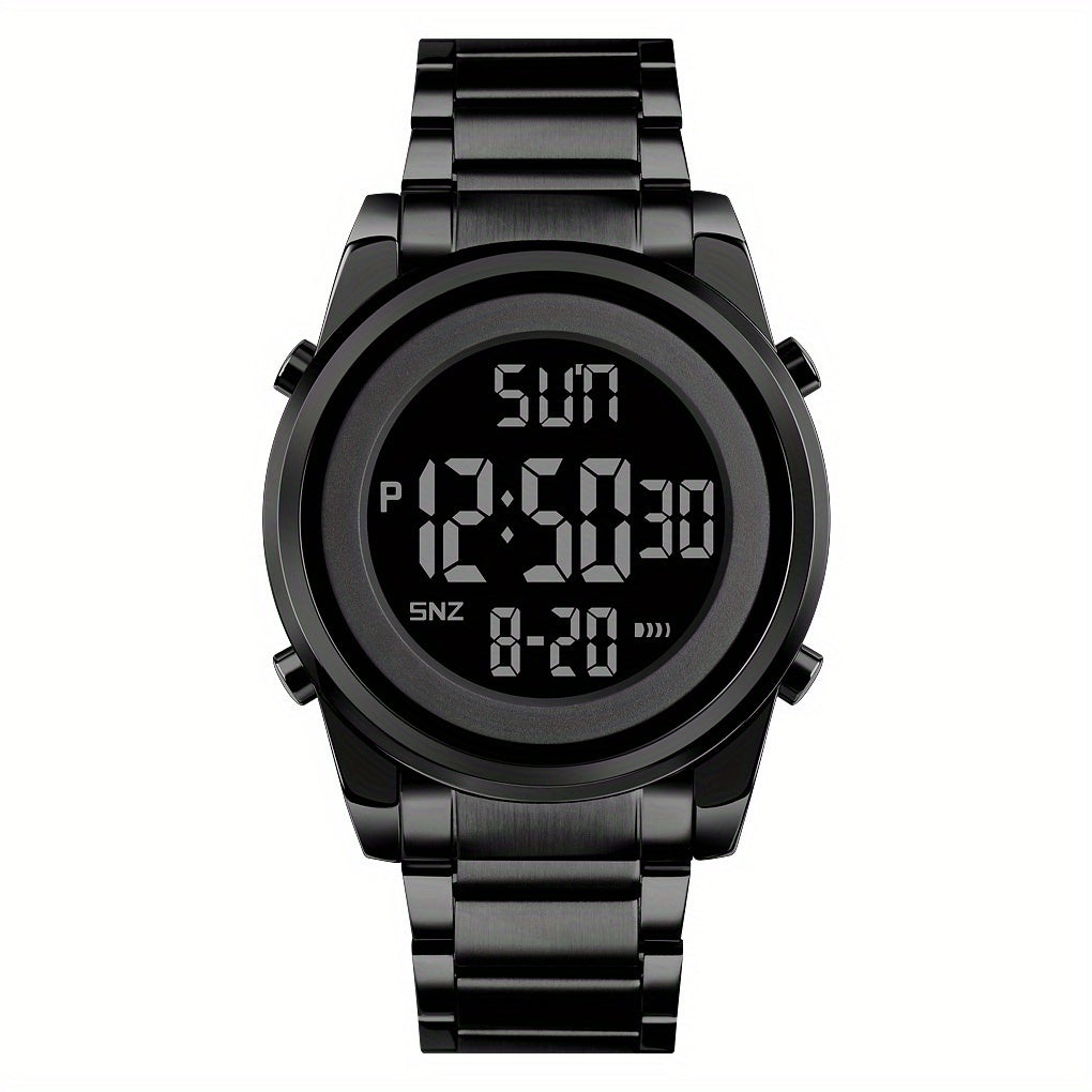 Multifunctional LED Night Light Timing Alarm Watch - Men's Fashion Digital Watch with Date Display, Stopwatch, and Alarm Reminders - Ideal Gift for Men