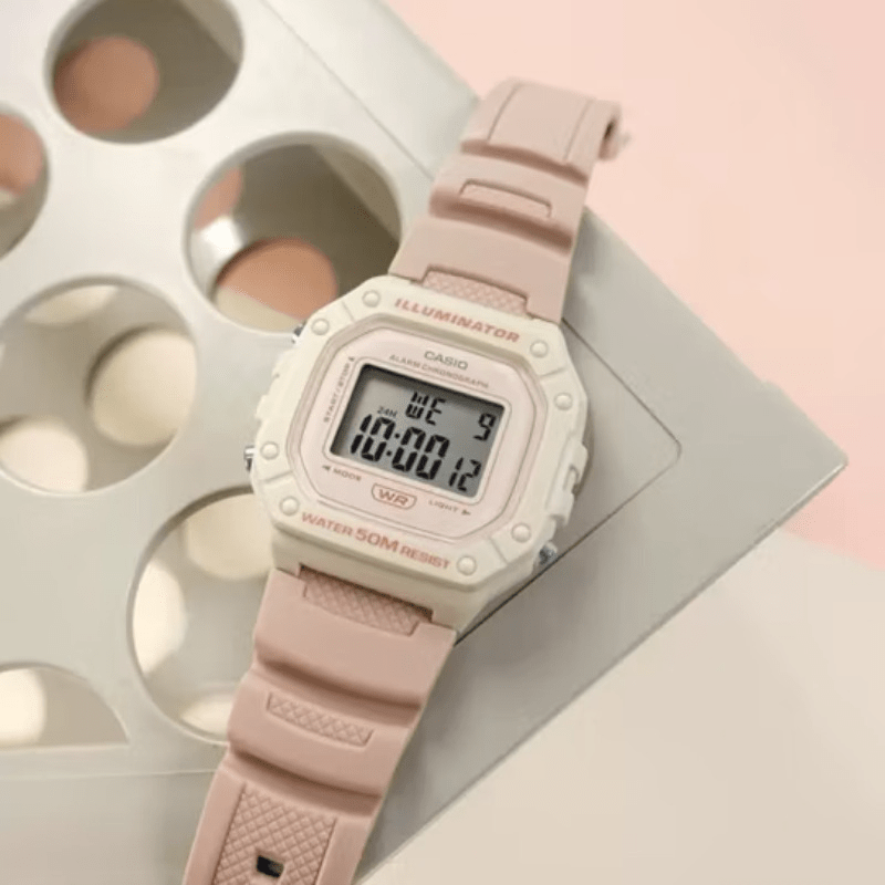 CASIO Classic Chronograph Watch - Women's Digital Sports Watch with Alarm, 50M Water Resistance, Resin Band - Perfect for Outdoor Enthusiasts