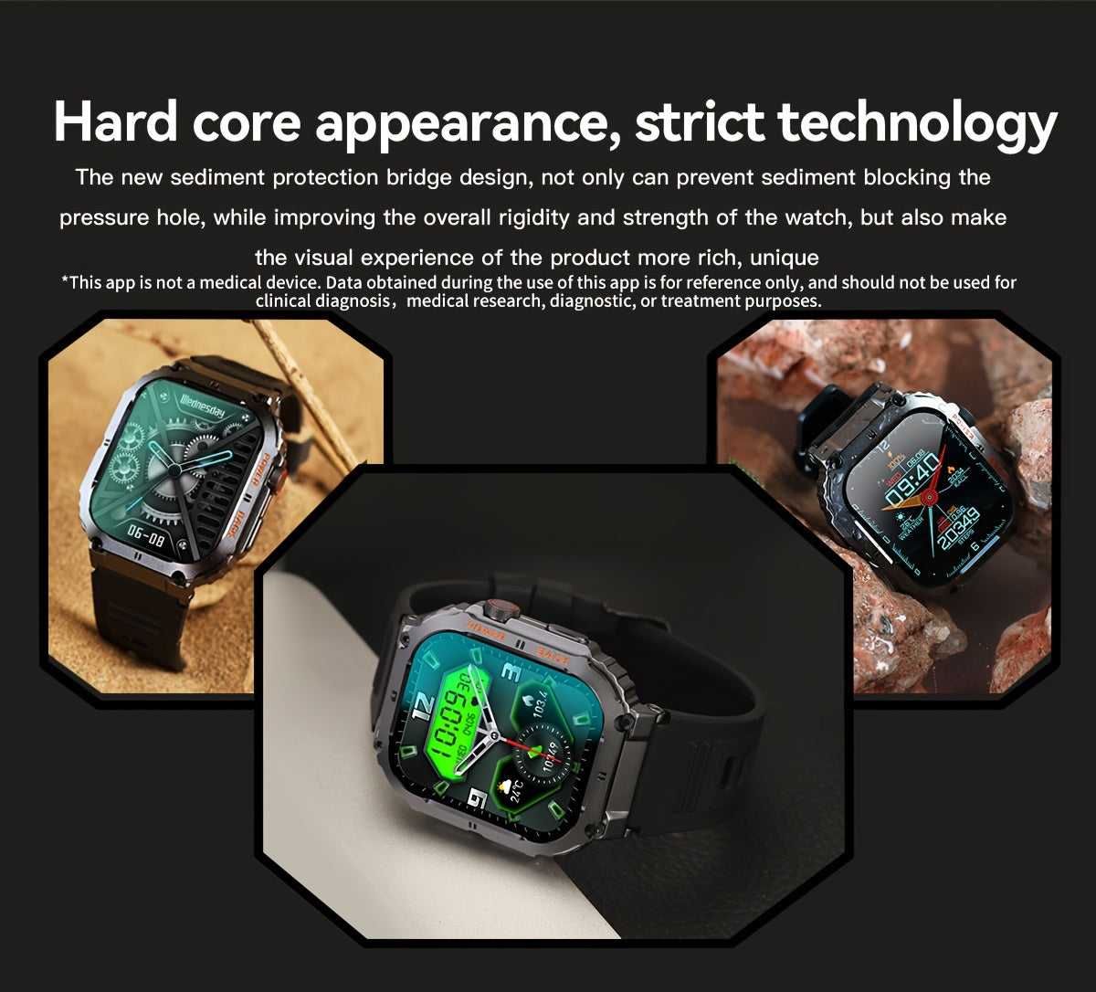 Smart Watch for Men: Wireless Calls, Music, Fitness Tracking, Sleep Monitoring, Multi-Sport Modes for King's Day