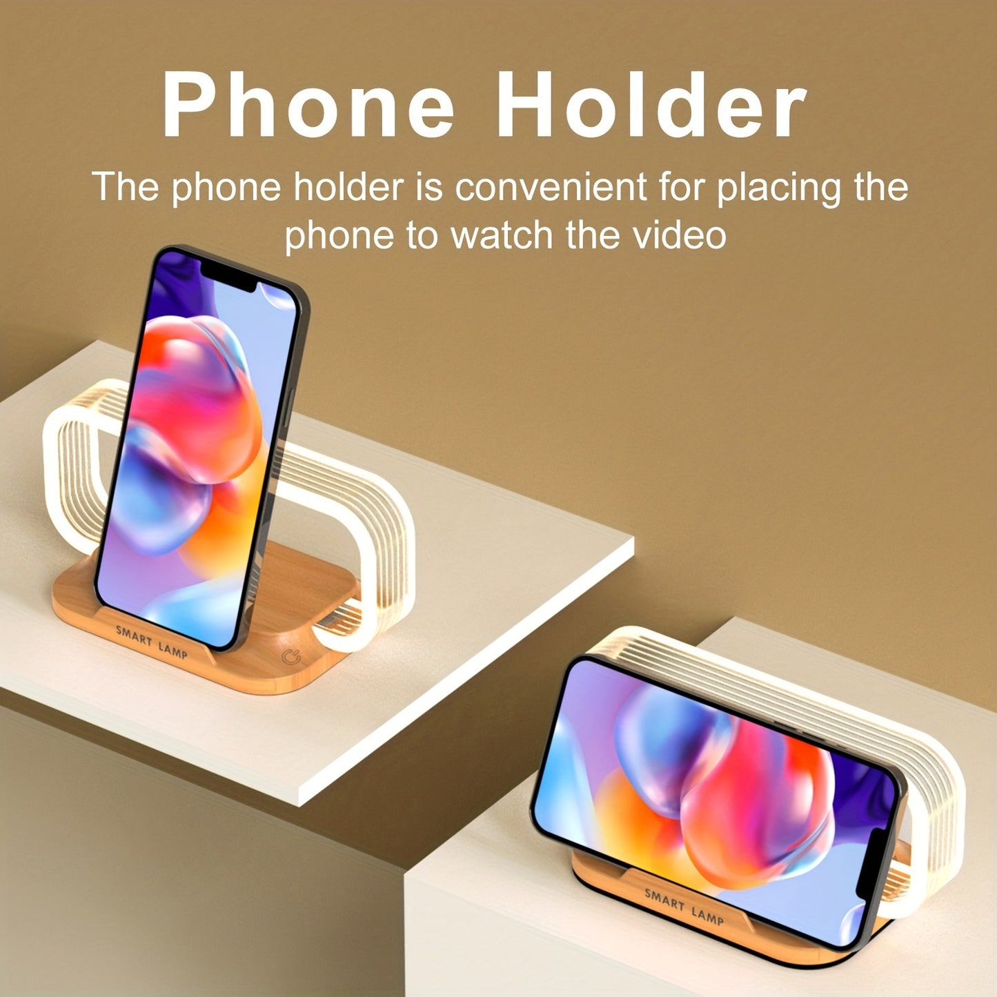 10W Multifunctional Wireless Charging Station Watch LED Desk Lamp Night Light USB Port For Iphone Samsung Mobile Phone FastCharging Station