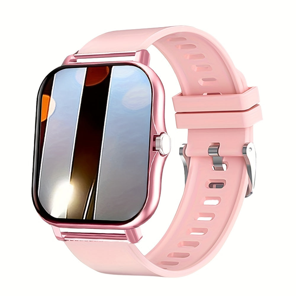 New Smart Watch with a 1.83-Inch Display, Wireless Calling And Receiving, Multiple Sports Modes, Sedentary Reminders, Weather Forecasts, Message Notifications, Borderless Design, Suitable for Android And Iphone, for Both Men