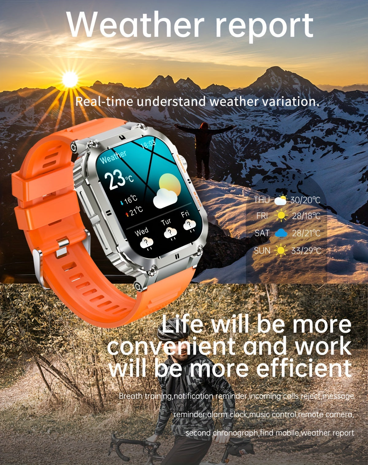Smart Watch for Men: Wireless Calls, Music, Fitness Tracking, Sleep Monitoring, Multi-Sport Modes for King's Day