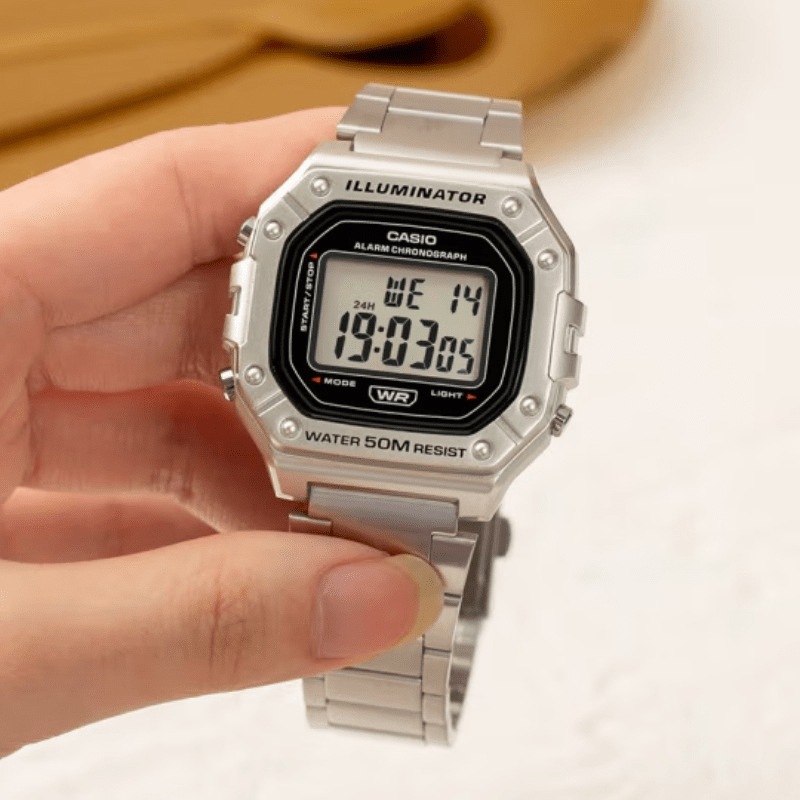 CASIO Classic Chronograph Watch - Women's Digital Sports Watch with Alarm, 50M Water Resistance, Resin Band - Perfect for Outdoor Enthusiasts