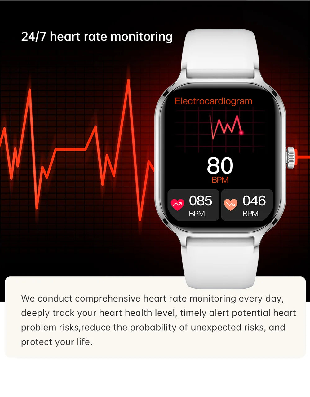 Hot Selling Z49 Smart Watch Fitness Waterproof Bt Smartwatch Watches Big Screen Women Manufacturer Custom Reloj Inteligente