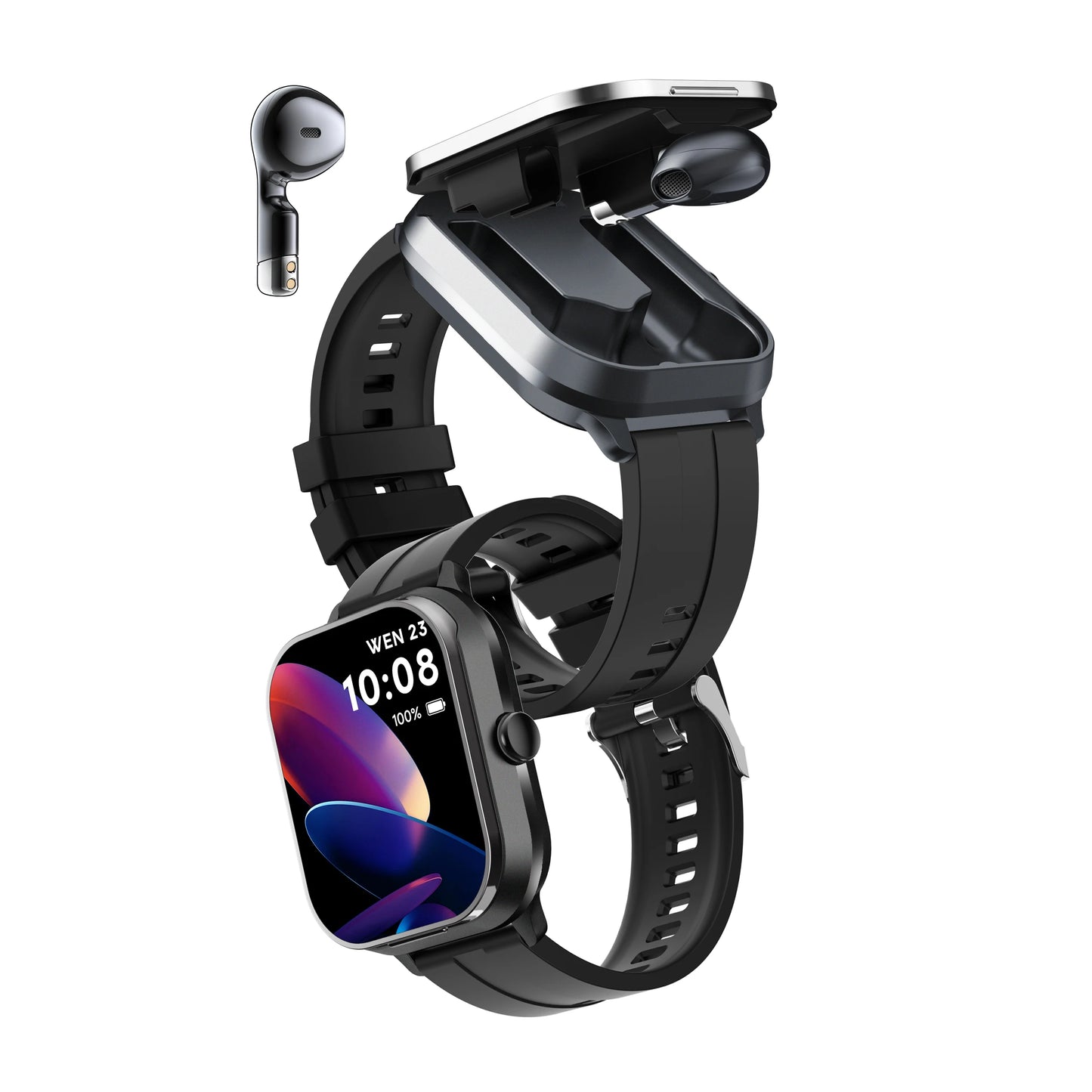 Smartwatch Sports Data Modes Blue Tooth Call Local Music Playback Link Earphone Heart Rate Blood Pressure Smart Watch