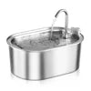 Cat Water Fountain 3.2L Upgraded Stainless Steel Pet Water Fountain Automatic Cat Drinking Water Bowl Dispenser