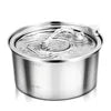 Cat Water Fountain 3.2L Upgraded Stainless Steel Pet Water Fountain Automatic Cat Drinking Water Bowl Dispenser