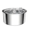 Cat Water Fountain 3.2L Upgraded Stainless Steel Pet Water Fountain Automatic Cat Drinking Water Bowl Dispenser
