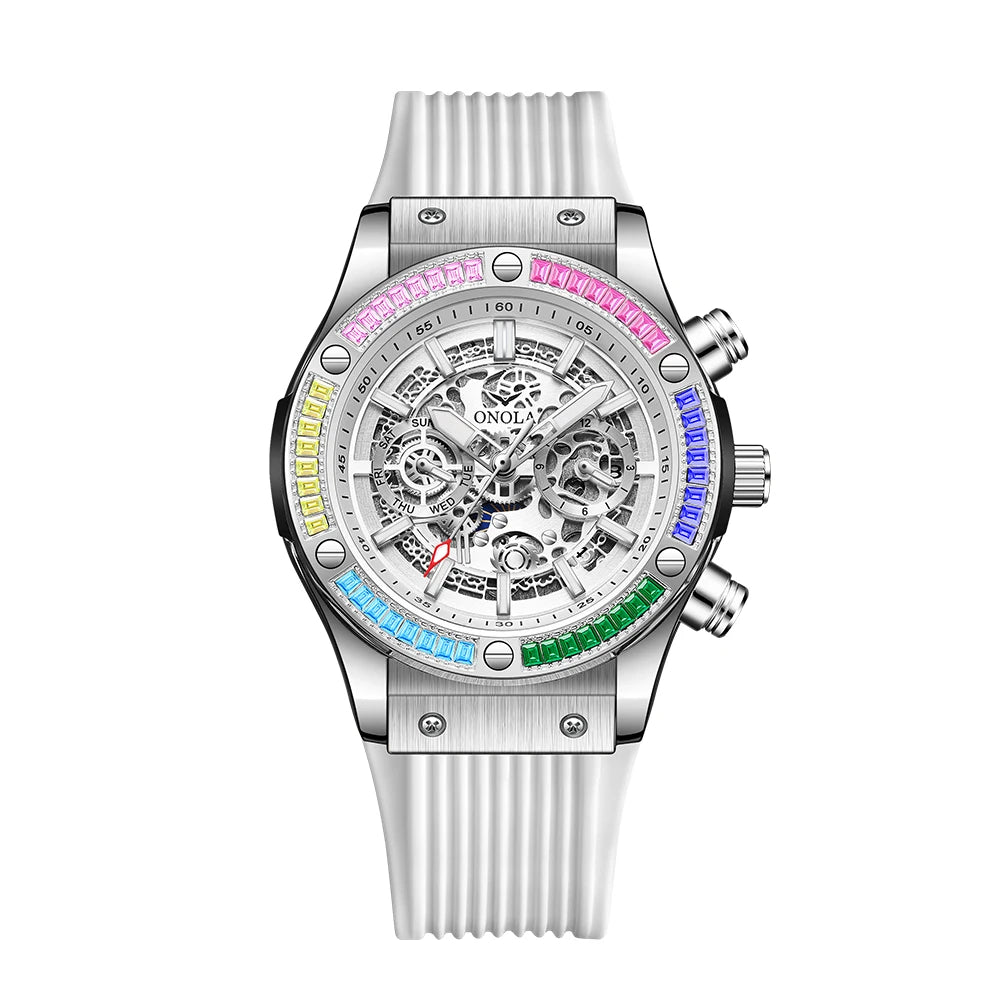ONOLA 6841 Automatic Mechanical Top Selling Watch Man Watches Man Brand  Luxury New Model Automatic Mechanical Watch Man