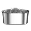 Cat Water Fountain 3.2L Upgraded Stainless Steel Pet Water Fountain Automatic Cat Drinking Water Bowl Dispenser