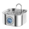 Cat Water Fountain 3.2L Upgraded Stainless Steel Pet Water Fountain Automatic Cat Drinking Water Bowl Dispenser