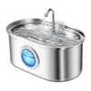 Cat Water Fountain 3.2L Upgraded Stainless Steel Pet Water Fountain Automatic Cat Drinking Water Bowl Dispenser