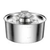 Cat Water Fountain 3.2L Upgraded Stainless Steel Pet Water Fountain Automatic Cat Drinking Water Bowl Dispenser