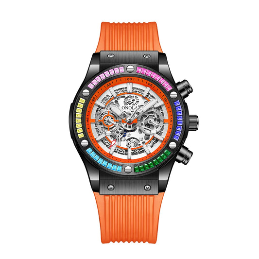 ONOLA 6841 Automatic Mechanical Top Selling Watch Man Watches Man Brand  Luxury New Model Automatic Mechanical Watch Man