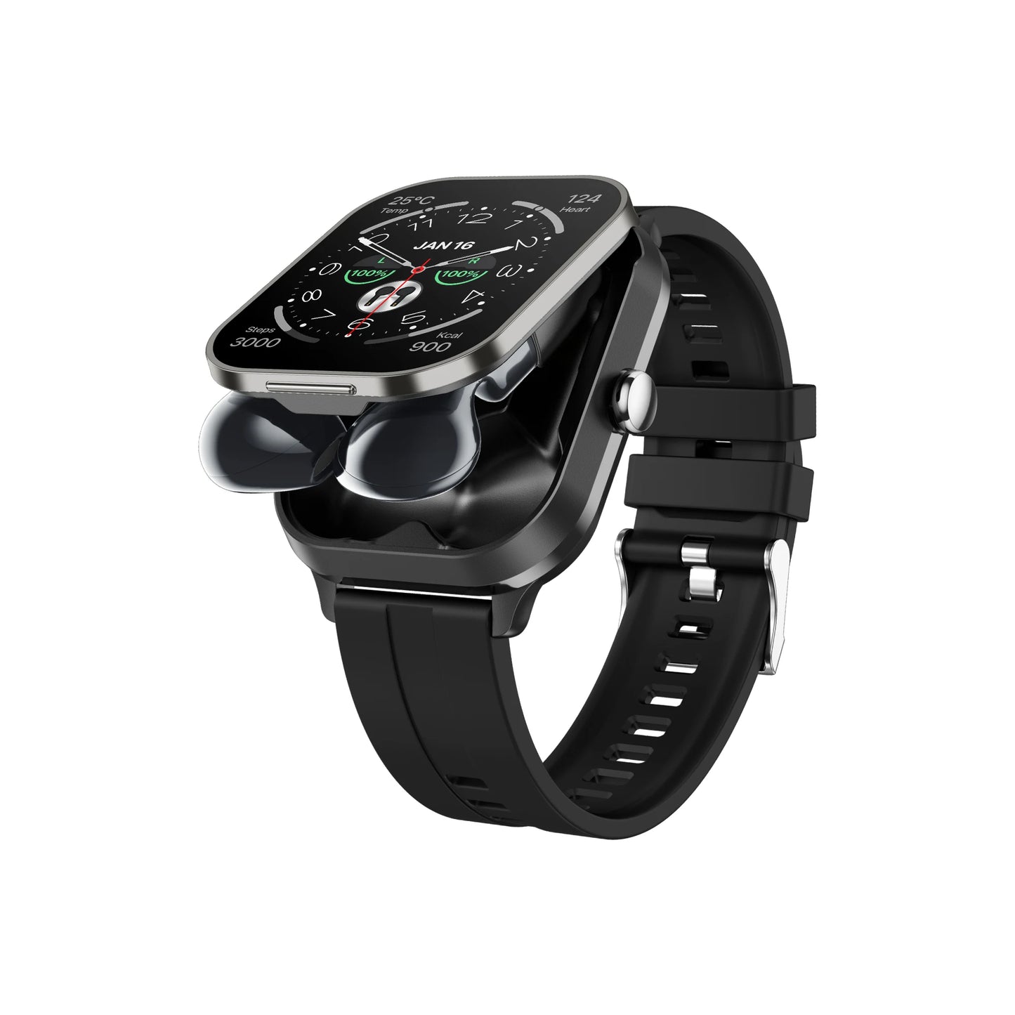 Smartwatch Sports Data Modes Blue Tooth Call Local Music Playback Link Earphone Heart Rate Blood Pressure Smart Watch