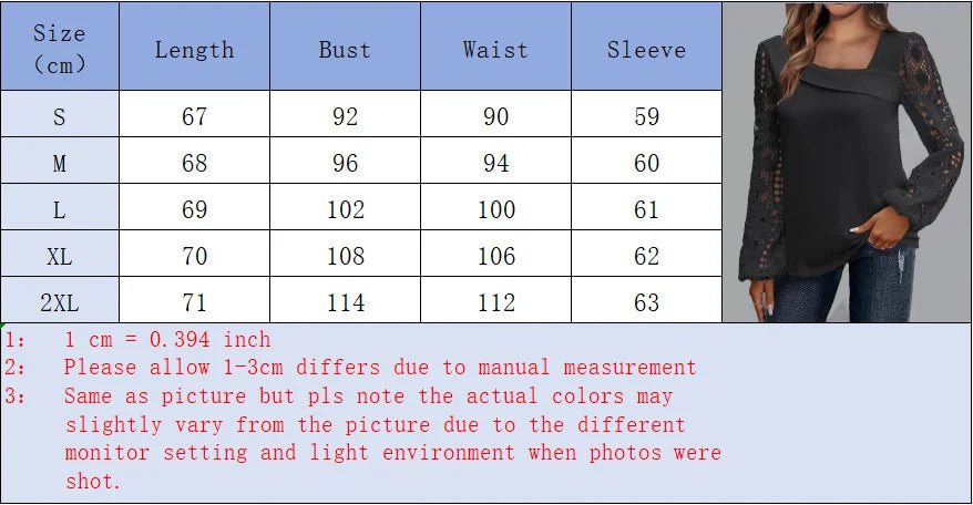 Slant Neck Solid Color Long Sleeved Lace Printed Women's Shirt Fashionable Elegant Office Urban Style Spring Top