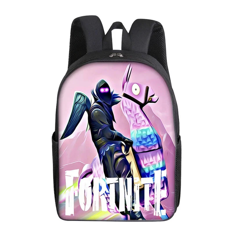 Fortnites Schoolbag Knapsack Backpack Fortress Night Student Supplies Large Capacity Wear Resistant Watertight Boy Birthday Gift