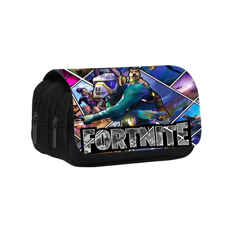 Fortnites Pencil Case Student Products Fortress Night Pen Case Bag Large Capacity Pencil Box Pouch Stationery Supplie Kids Gifts