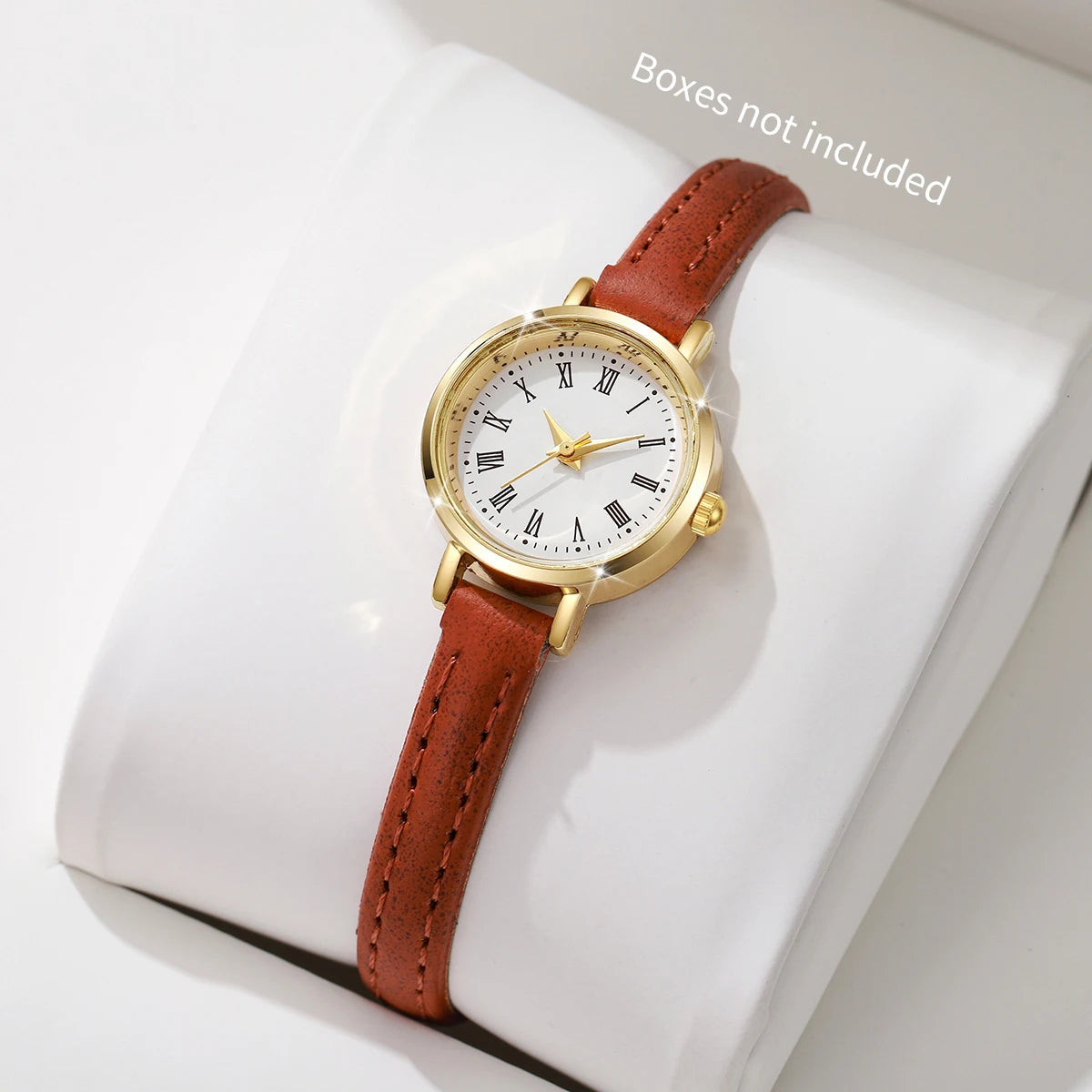 Women Watches Fashion Small Roma Dial Ladies Leather Band Quartz Watch Reloj Mujer Girls Clock Gift
