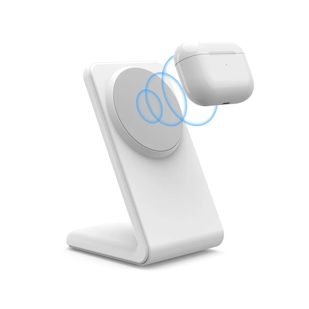 Wireless Charger for MagSafe,Minimalism Magnetic Dock Stand 15W Fast Charging for iPhone 16 15 14 13 12 Pro Max Mini Plus