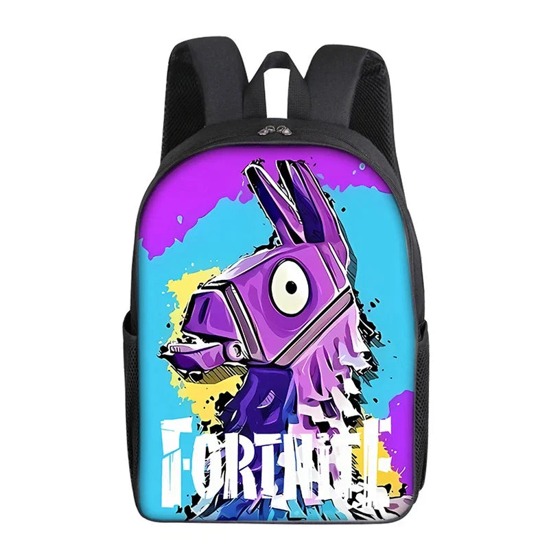 Fortnites Schoolbag Knapsack Backpack Fortress Night Student Supplies Large Capacity Wear Resistant Watertight Boy Birthday Gift