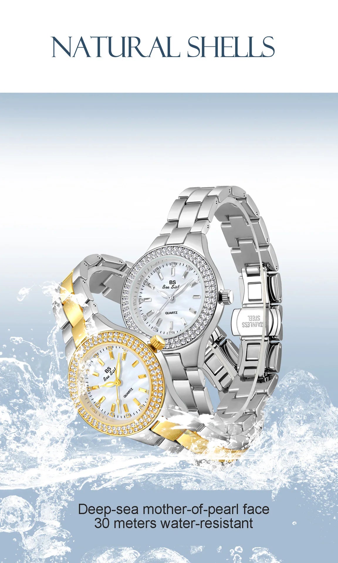 Luxury Elegant Quartz Watches Women High Quality Diamond Dial Ladies Watch Fashion Stainless Steel Bracelet Women's Wristwatch