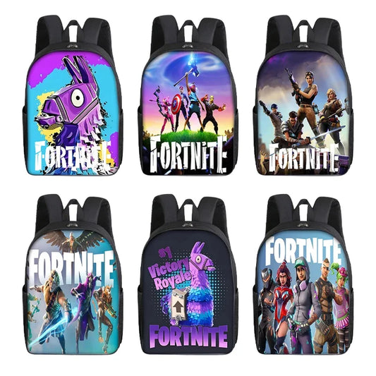 Fortnites Schoolbag Knapsack Backpack Fortress Night Student Supplies Large Capacity Wear Resistant Watertight Boy Birthday Gift