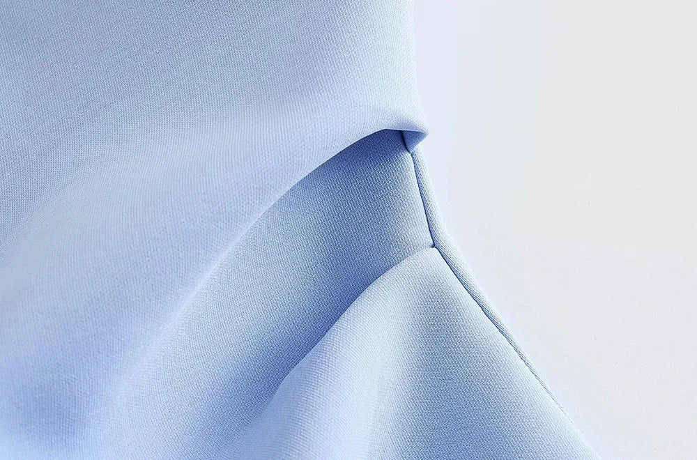 TRZA-Strapless Draped Bustier Tops for Women, Straight Neck, Back Zipper, Female Camis, Fashion