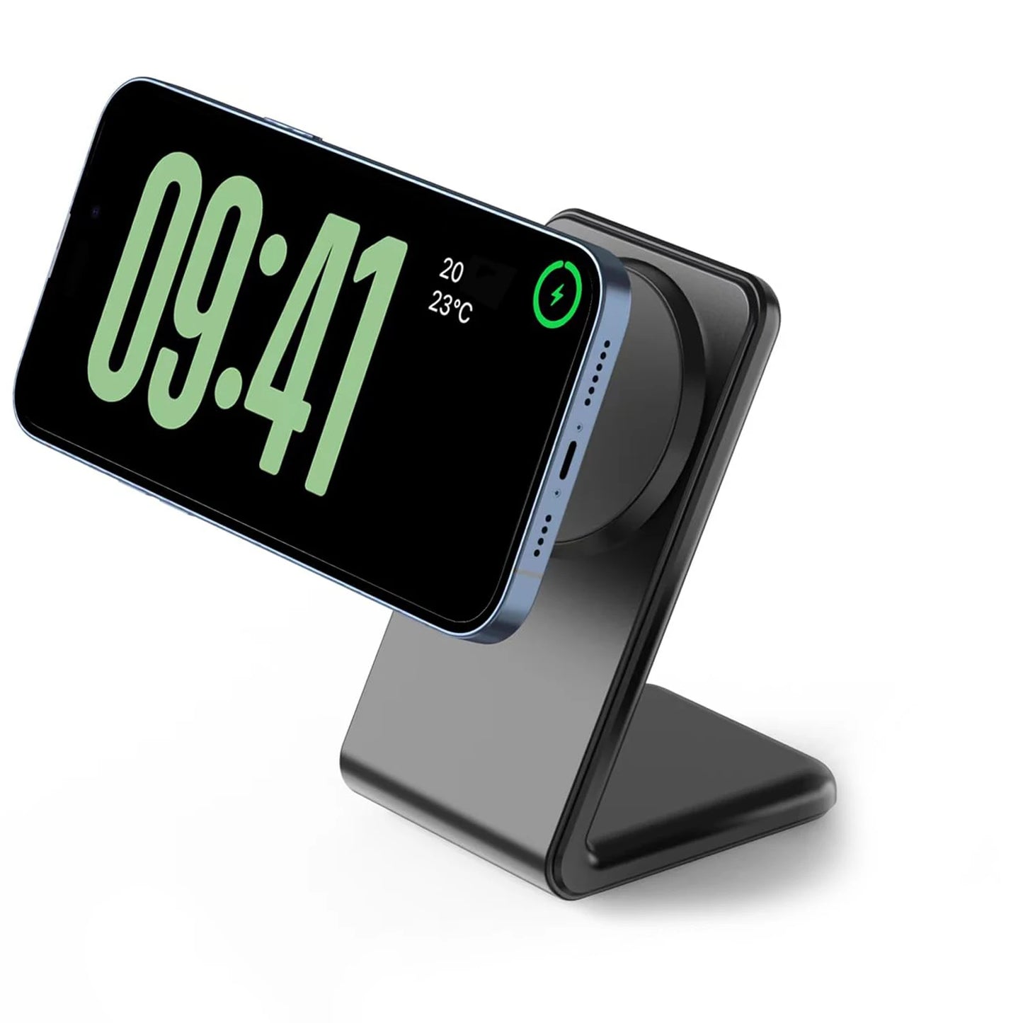 Wireless Charger for MagSafe,Minimalism Magnetic Dock Stand 15W Fast Charging for iPhone 16 15 14 13 12 Pro Max Mini Plus