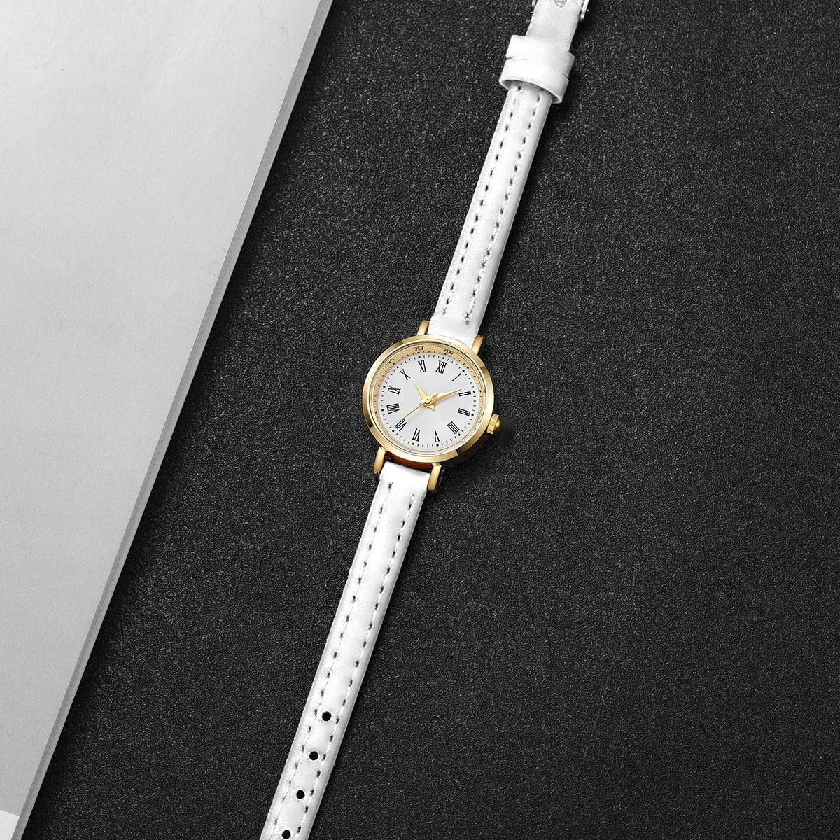Women Watches Fashion Small Roma Dial Ladies Leather Band Quartz Watch Reloj Mujer Girls Clock Gift