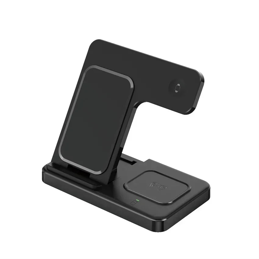 3 in 1 Wireless Charger Stand  For iPhone 16 15 14 13 12 11 X  iWatch 8 7 6  Airpods Pro 30W Foldable Fast Charging Dock Station