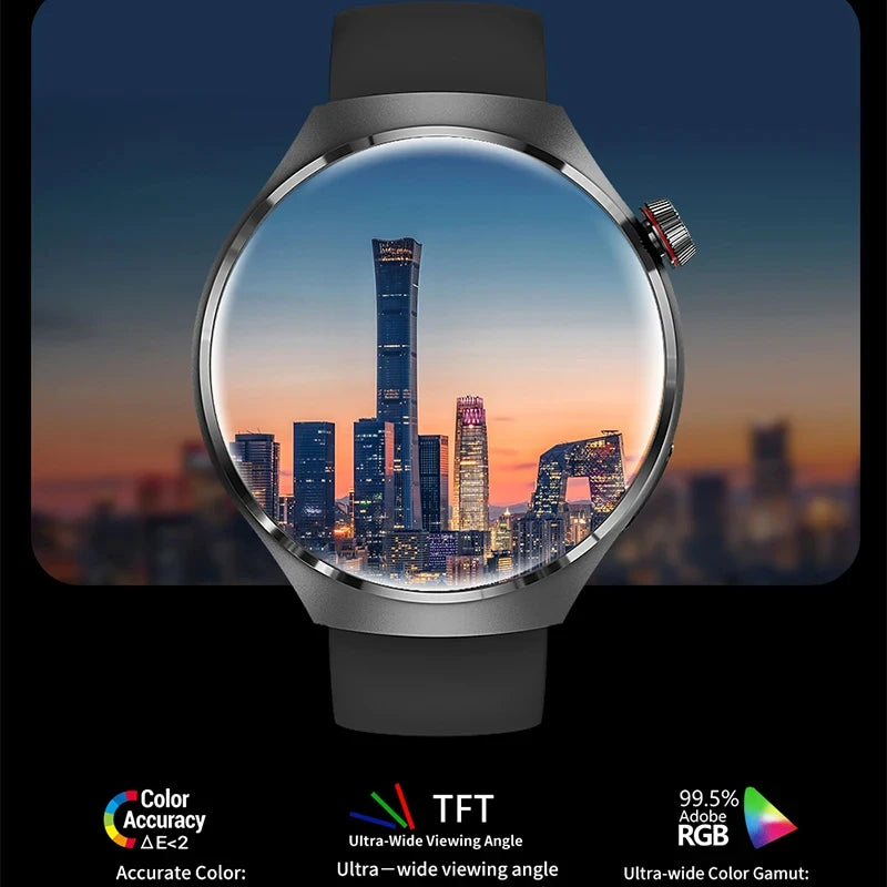 New GPS Smart Watch Men For Huawei Watch 4 Pro 360*360 HD Screen Heart rate Bluetooth Call IP68Waterproof Sports Smartwatch 2025