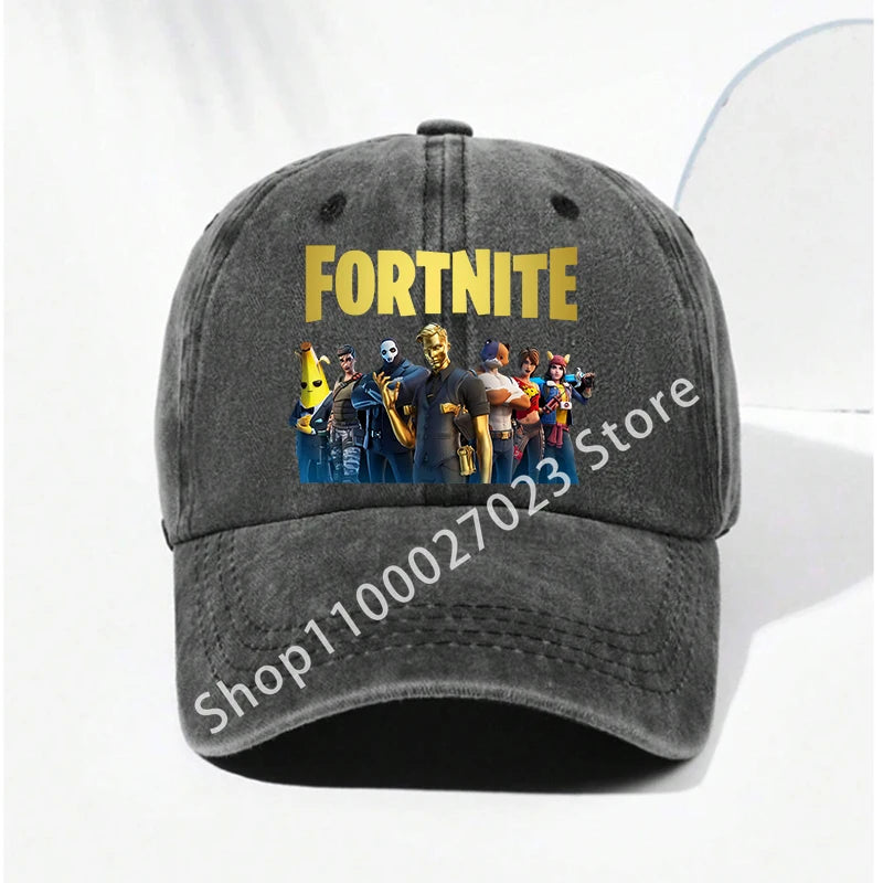 Fortnites Man Anime Baseball Cap Adult Anime Breathable Casual Hat Summer Adjustable SunBonnet Men Women Headgear Birthday Gifts