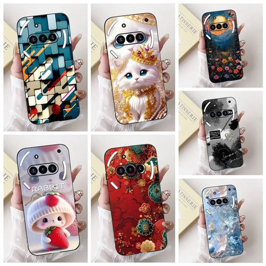 For Nothing Phone 3A Case A059 Luxury Candy Painted Cover Soft Silicone Phone Case For Nothing Phone 3A Pro A059P Phone3A Fundas