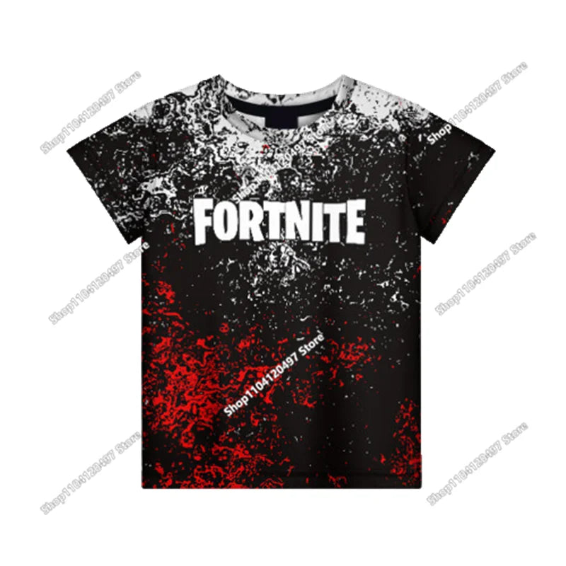 Christmas Fortnite T-shirt Tees X Lord T Shirt Triggerfish Battle Royale Game Kids Men Women Harajuku Teen Clothes