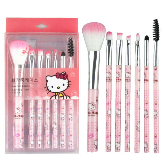 Makeup Brush Set  Anime Fashion Jewelry Blush Eyebrow Lip Eyeshadow Brush Beauty Tools Girls Gift With Box Festival gifts