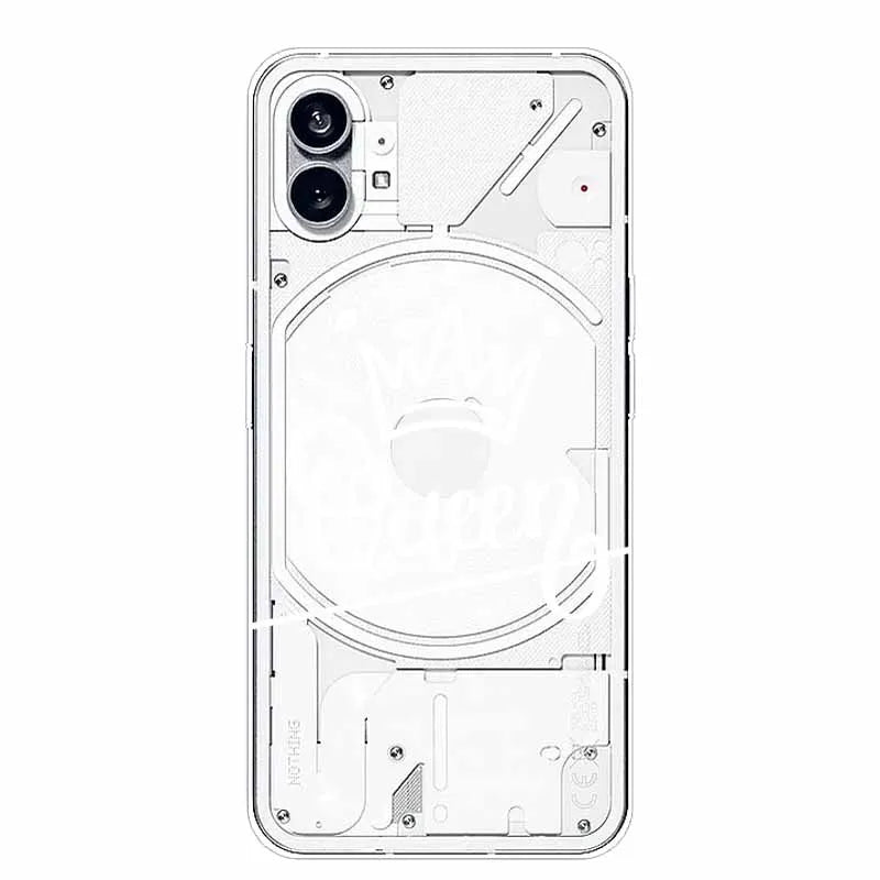 For Nothing Phone 1 2 Case Silicone Soft Cute Transparent Coque for Nothing Phone (2) TWO One Protective Funda Clear TPU Covers