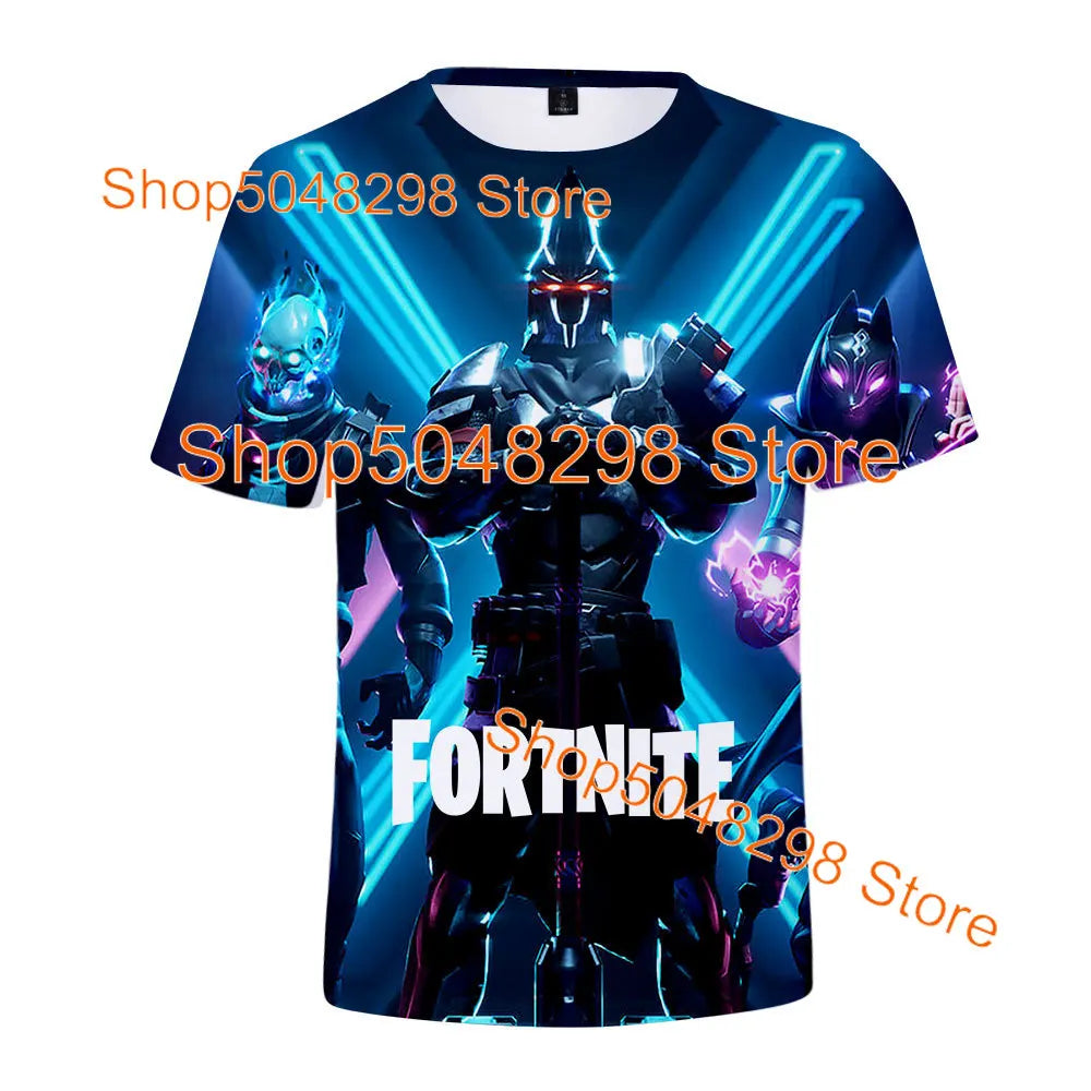 Bushranger Fortnite T Shirt for Kids 3D Print Banana Peely T-shirt Men Women's Tee Battle Royale Game Summer Tops Birthday Gifts