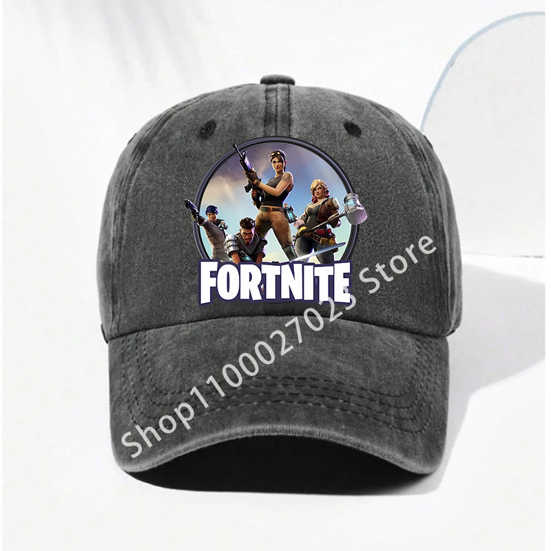 Fortnites Man Anime Baseball Cap Adult Anime Breathable Casual Hat Summer Adjustable SunBonnet Men Women Headgear Birthday Gifts