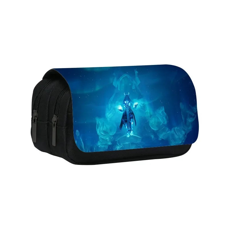 Fortnites Pencil Case Student Products Fortress Night Pen Case Bag Large Capacity Pencil Box Pouch Stationery Supplie Kids Gifts