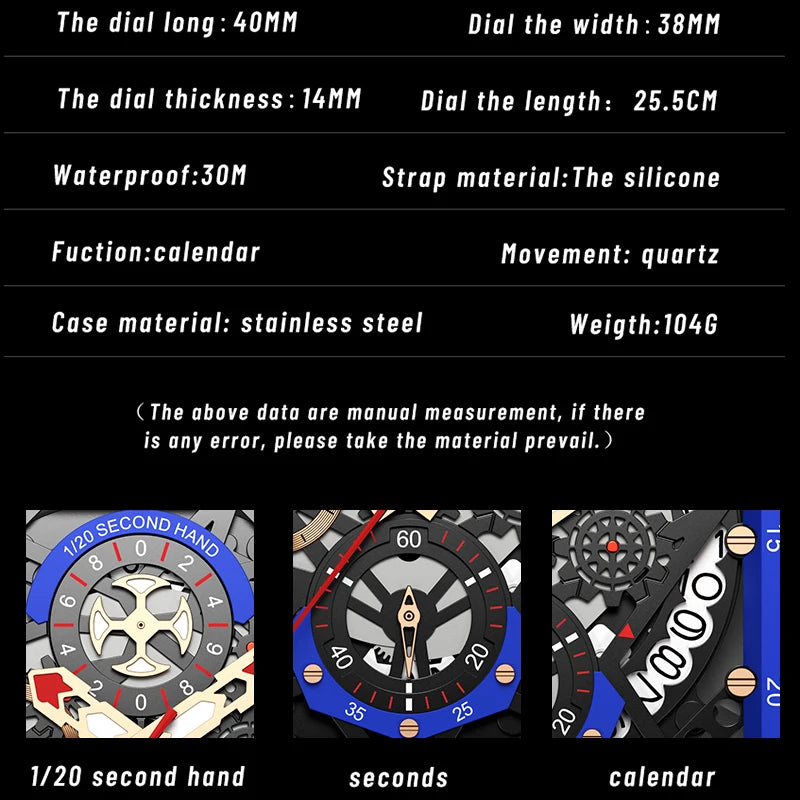 2024 New Top LIGE Brand Luxury Men Watch Business Square Watch Men Casual Sport Quartz Chronograph Clock Male Waterproof Watches