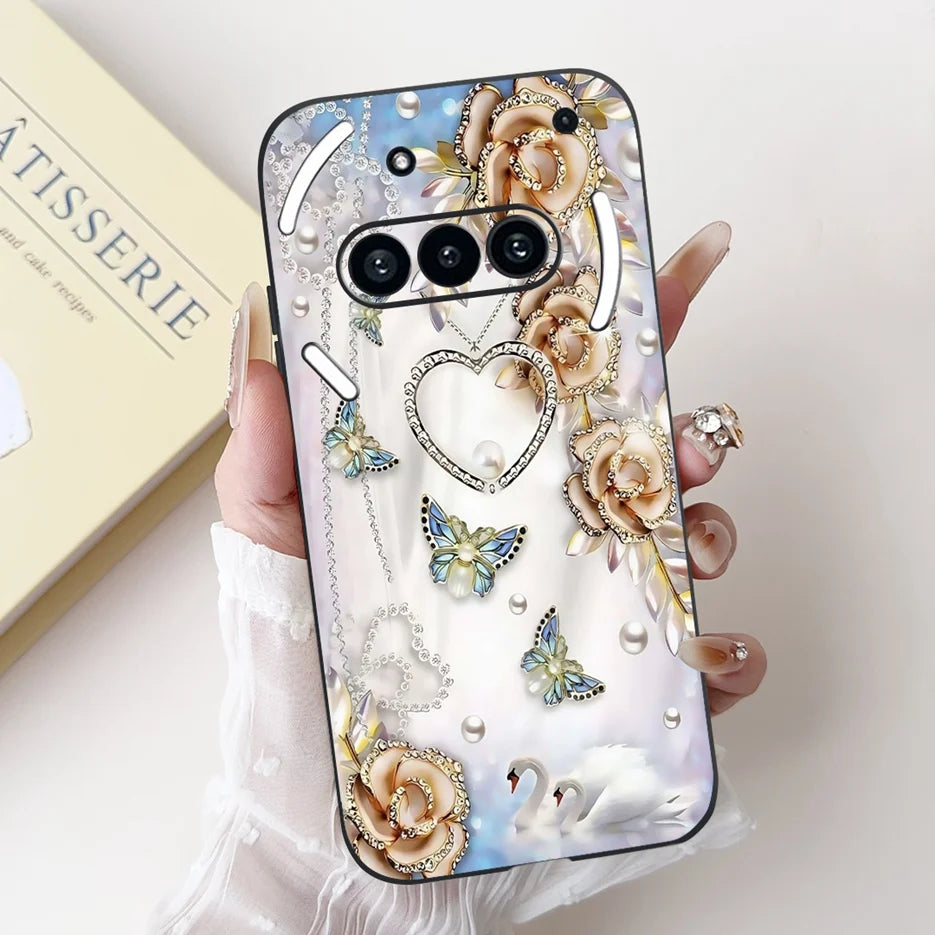 For Nothing Phone 3A Case A059 Luxury Candy Painted Cover Soft Silicone Phone Case For Nothing Phone 3A Pro A059P Phone3A Fundas
