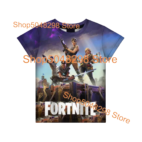 Peely Fortnited 8 To 19 Years Kids T Shirt Battle Royale Cartoon Tops Teen Clothes Men Women Hero 3D Printed T-shirt Boys Girls