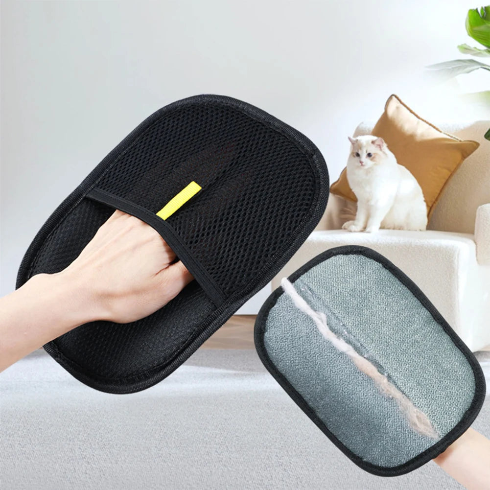 10-3PCS Pet Hair Remover Mitt Hair Remover Brush for Dog Cat Rabbit with Long/Short/Curly Hair Cat and Dog Cleaning Products