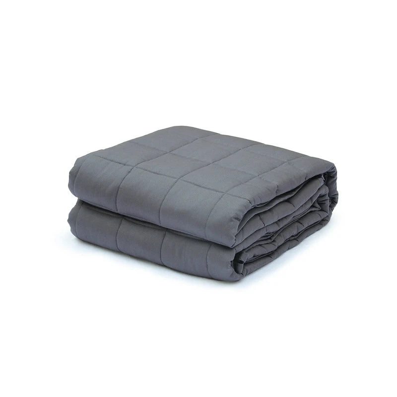 Weighted Blanket for Adult Decompression Sleep Aid Pressure Sleeping Quilted Blanket Heavy Quilt Throw Blanket 5 Sizes