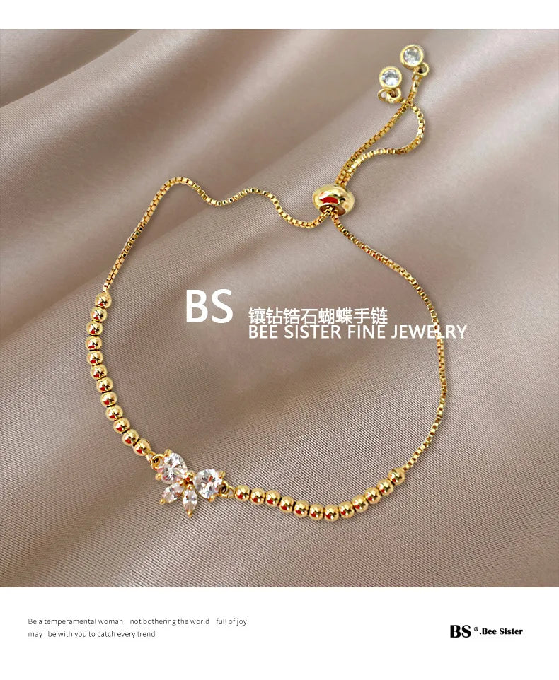 2025 Crystal Diamond Watches For Women Gold Original Elegant Ladies Watch With Bracelet Set Rose Gold Gift For Girlfriend Wife